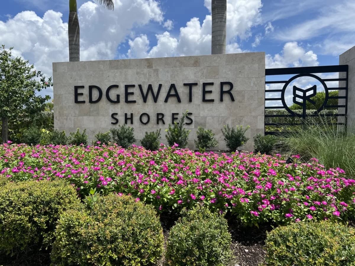 Edgewater Shores neighborhood in Babcock Ranch, FL