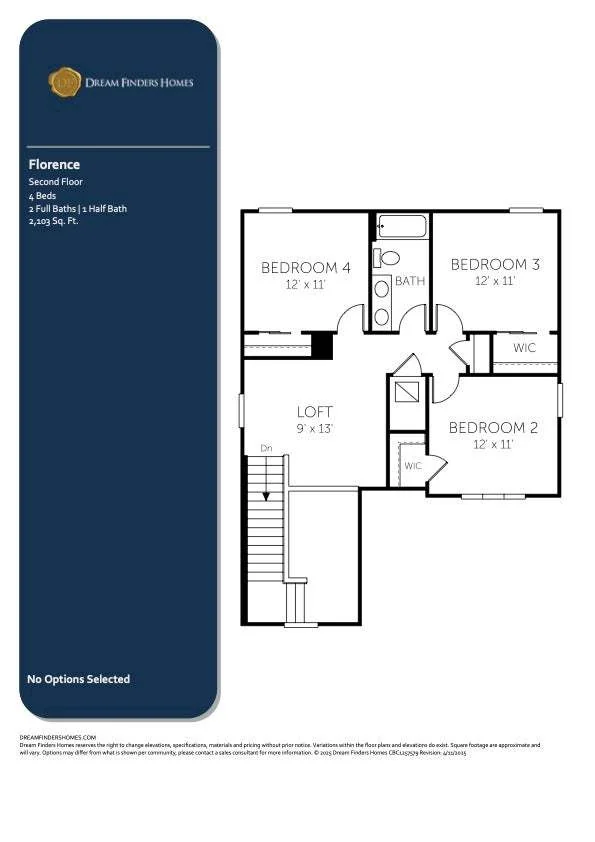 Floor plan of the Florence