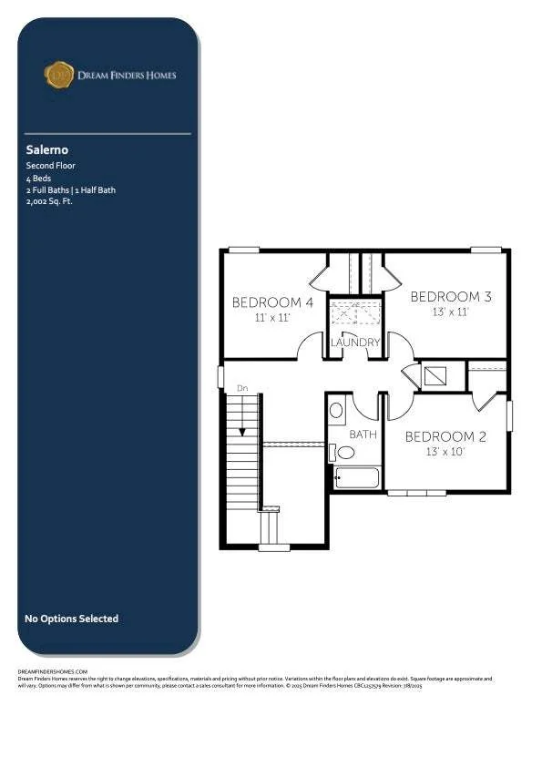 Floor plan of the Salerno