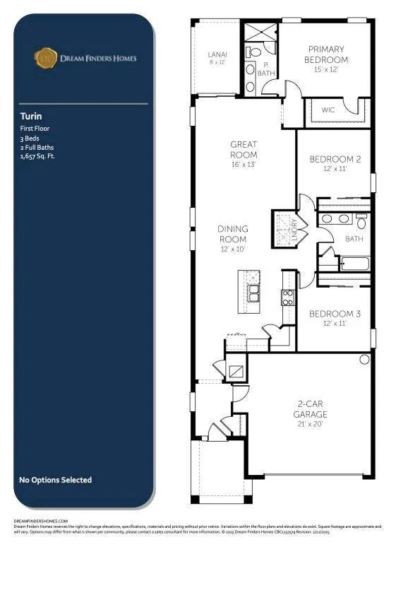 Floor plan of the Turin
