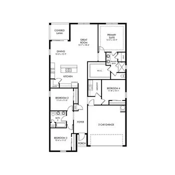 Floor plan of the Dove