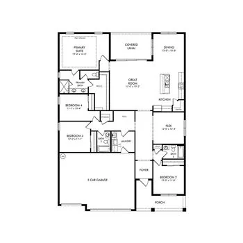 Floor plan of the Willet