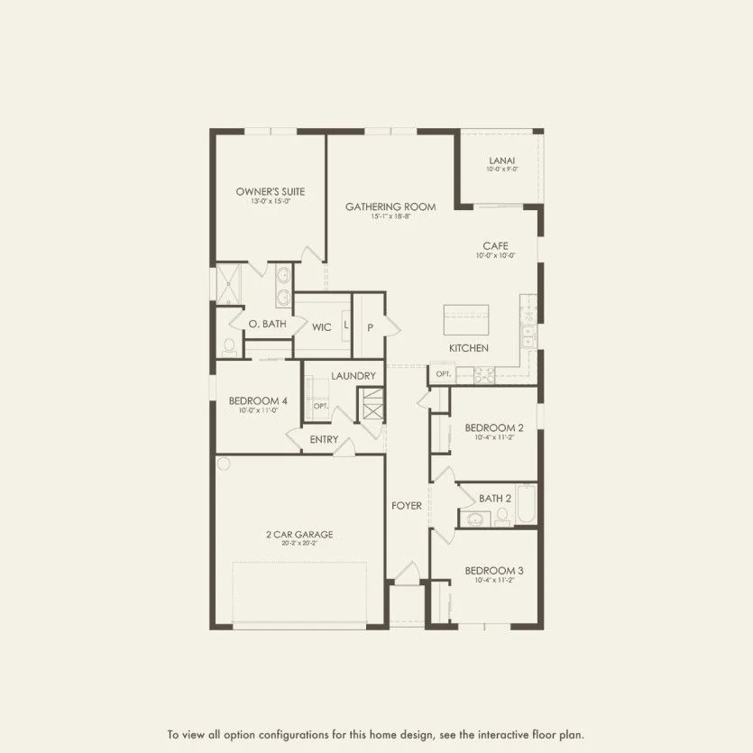 Floor plan of the Hanover
