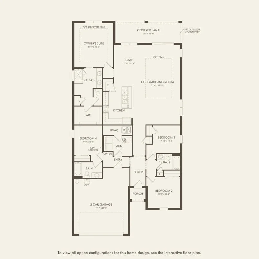 Floor plan of the Mystique