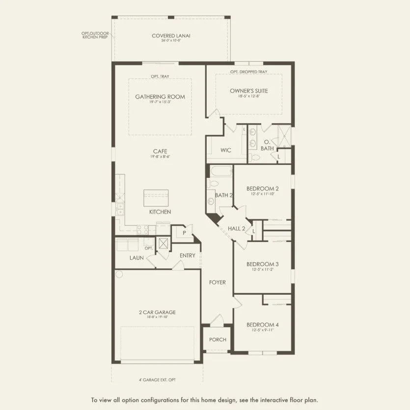 Floor plan of the Spruce