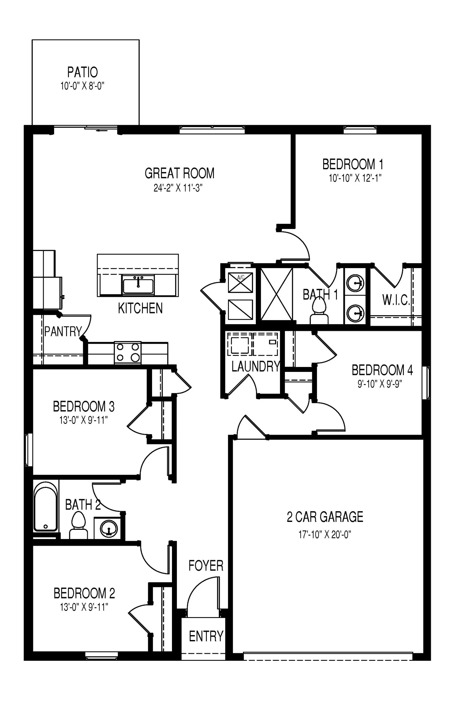 Floor plan of the Freeport II