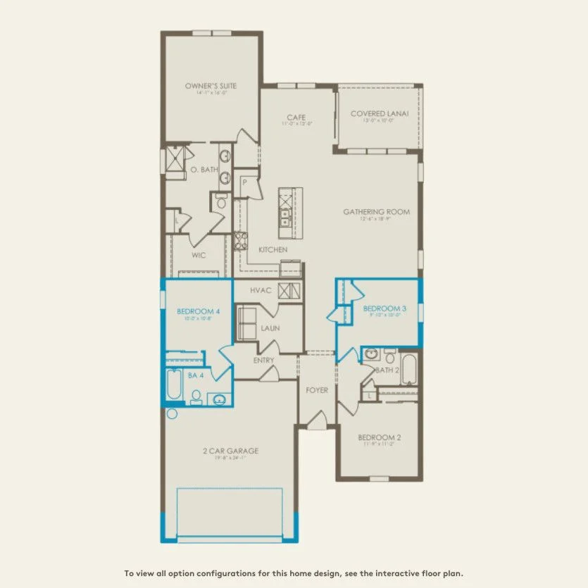 Floor plan of the Mystique