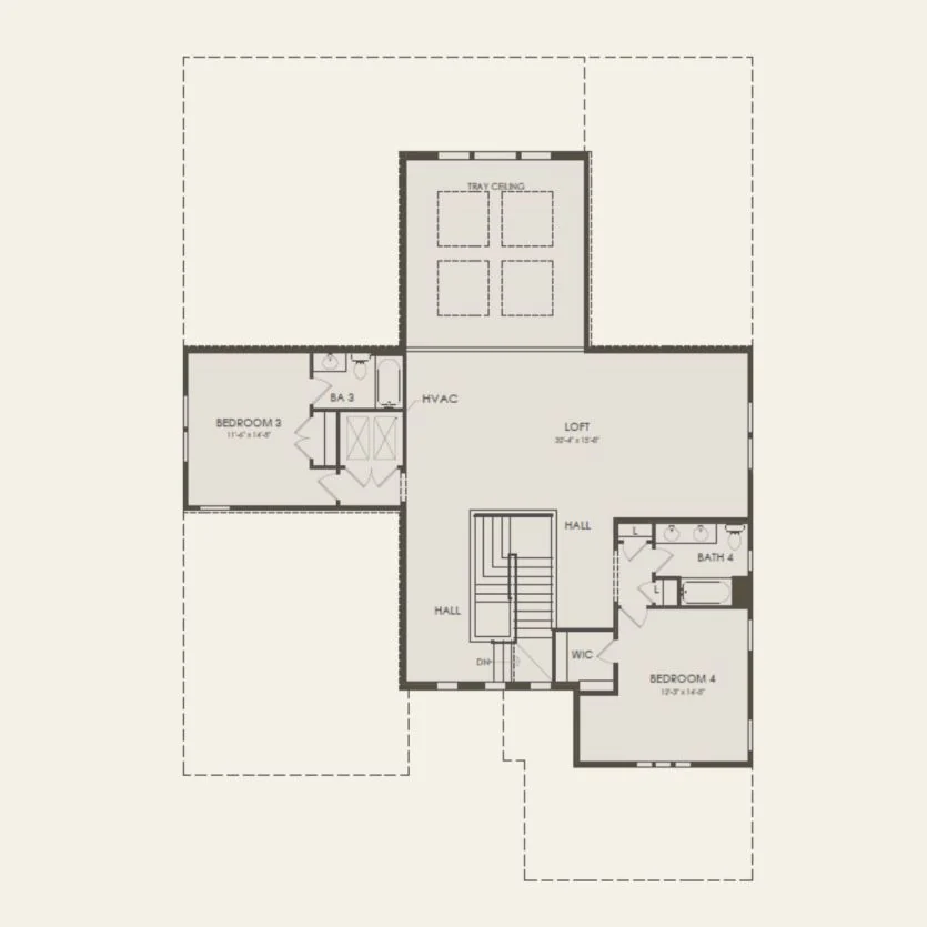 Floor plan of the Sanibel