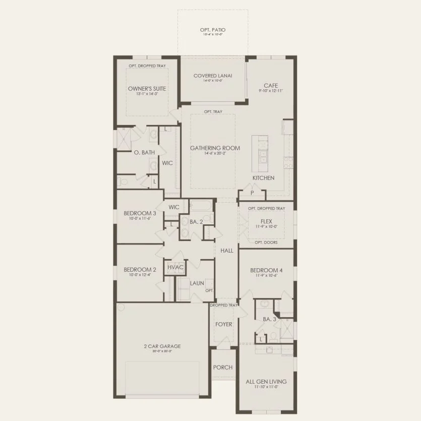 Floor plan of the Concord
