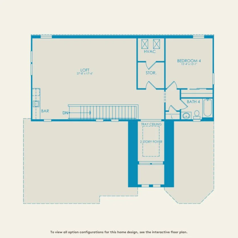 Floor plan of the Layton Grande