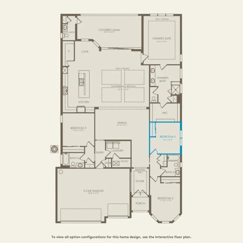 Floor plan of the Layton