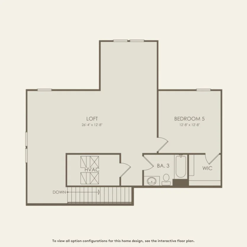Floor plan of the Mystique Grande