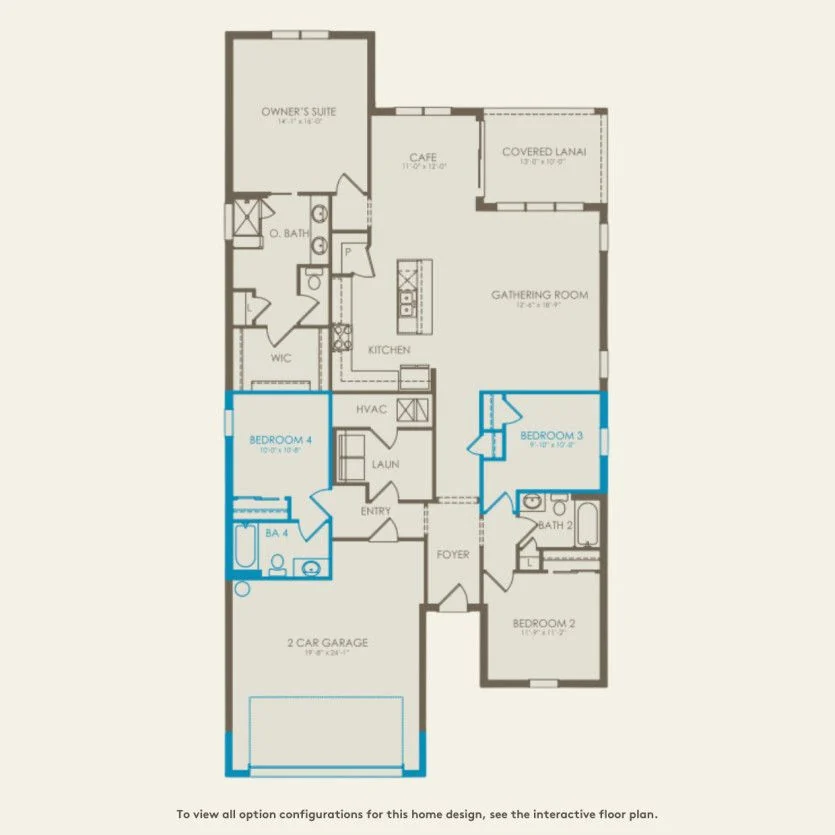 Floor plan of the Mystique