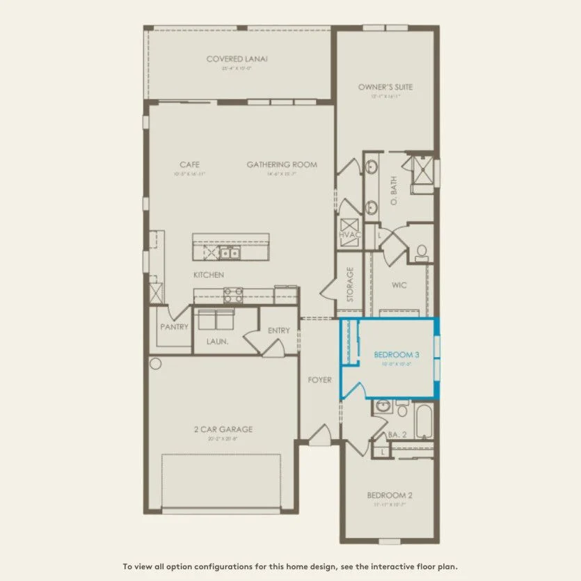 Floor plan of the Palmary