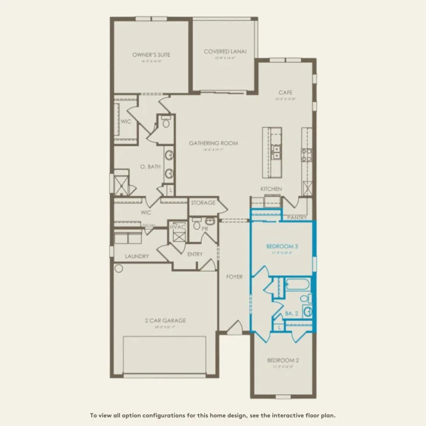 Floor plan of the Prestige