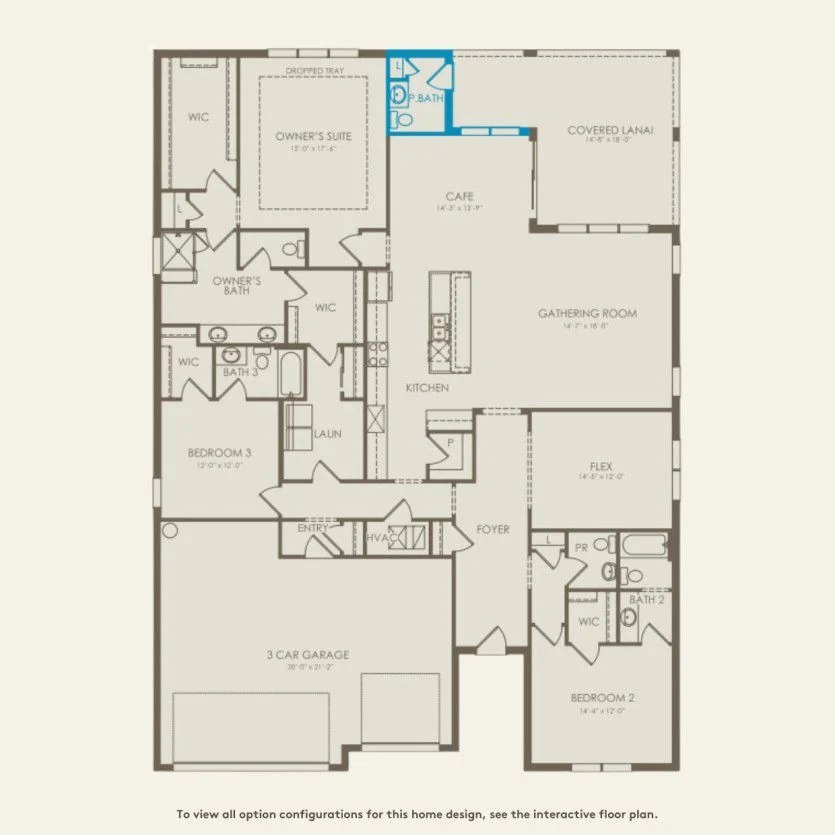 Floor plan of the Renown