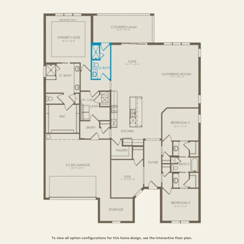 Floor plan of the Reverence