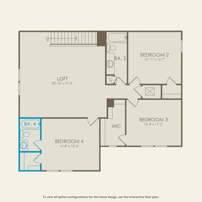 Floor plan of the Whitestone