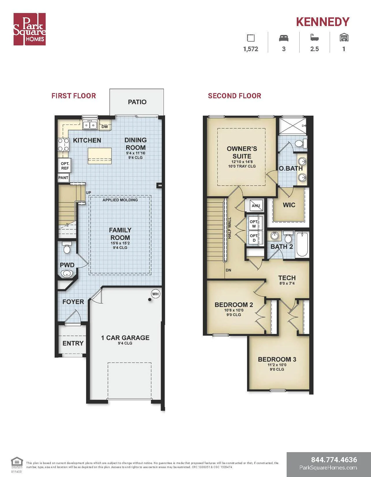 Floor plan of the Kennedy