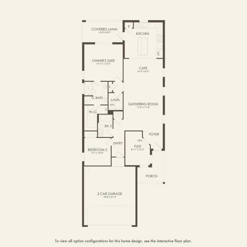 Floor plan of the Candlewood