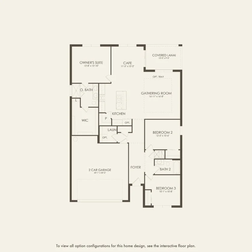 Floor plan of the Crestmere