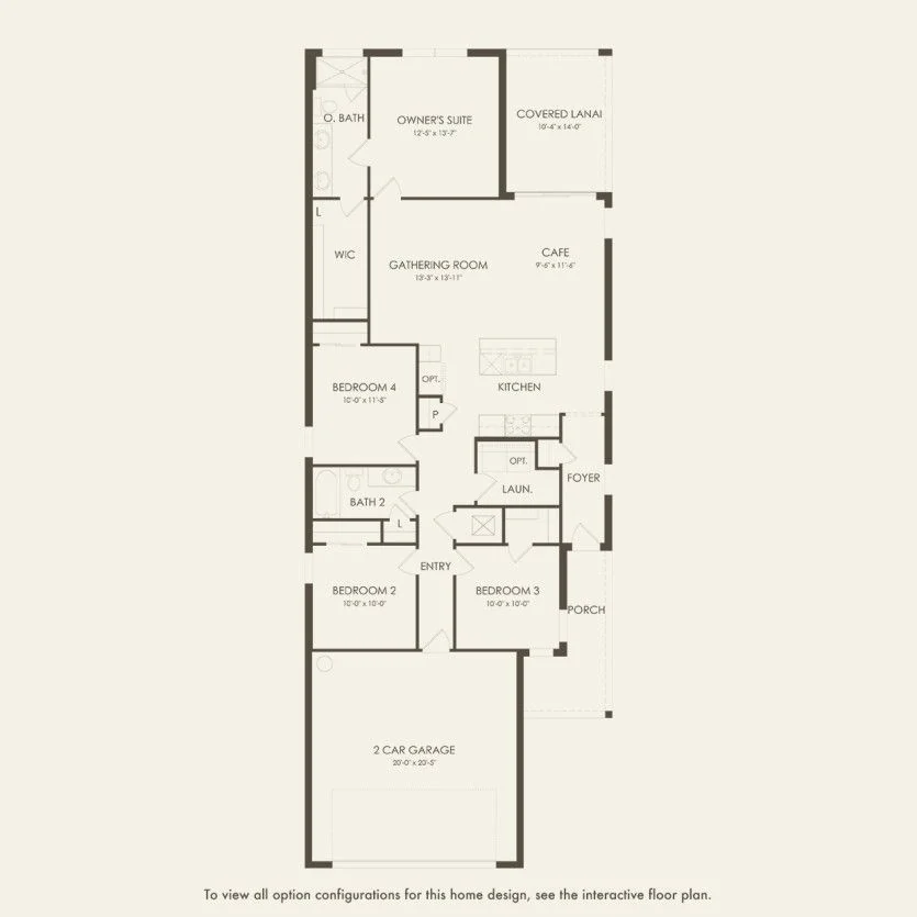 Floor plan of the Daylen